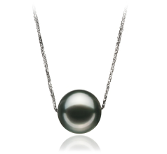 12-13mm tahitian Pandantiv in Kristine Negru