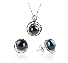 9-10mm De apa dulce Set in Sunt disponibil acum, premia?i! Vopsit în negru