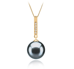10-11mm tahitian Pandantiv in Janet Negru