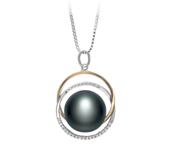 12-13mm De apa dulce Pandantiv in Judith Negru