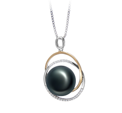 12-13mm De apa dulce Pandantiv in Judith Negru