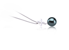 9-10mm tahitian Pandantiv in Taylor Negru