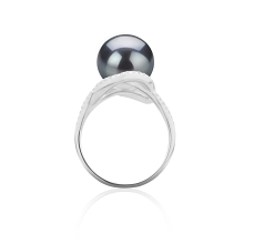 10-11mm tahitian Inel in Maddie Negru