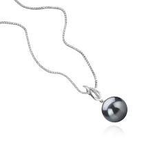 9-10mm tahitian Pandantiv in Edna Negru