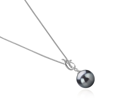 9-10mm tahitian Pandantiv in Edna Negru