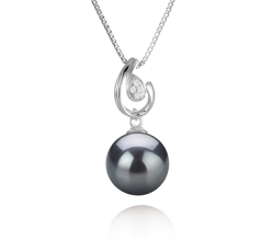 10-11mm tahitian Pandantiv in Femke Negru