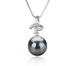10-11mm tahitian Pandantiv in Maude Negru