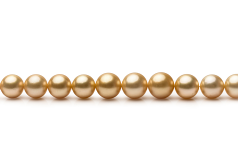 10.4-13.2mm Marea Sudului Colier in 18 inch Aur