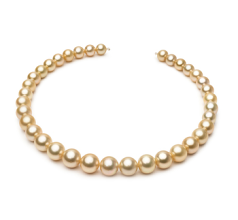 10-13.3mm Marea Sudului Colier in 18 inch Aur