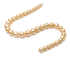 10.1-14.6mm Marea Sudului Colier in 18 inch Aur