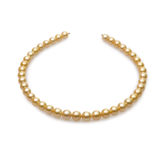 9-11.4mm Marea Sudului Colier in 18-inch - 18 inch Aur