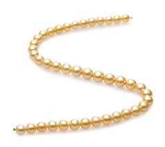 9-11.4mm Marea Sudului Colier in 18-inch - 18 inch Aur