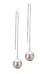 8-9mm De apa dulce Set de cercei in Dottie Alb