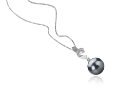 9-10mm tahitian Pandantiv in Winola Negru