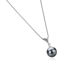 9-10mm tahitian Pandantiv in Ailani Negru