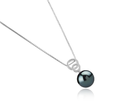 12-13mm tahitian Pandantiv in Marlo Negru