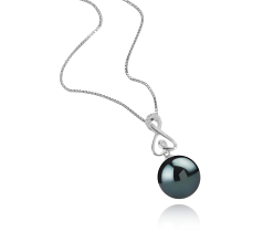 12-13mm tahitian Pandantiv in Patsy Negru
