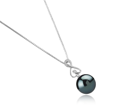 12-13mm tahitian Pandantiv in Patsy Negru