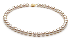 7-8mm De apa dulce Set in Alb
