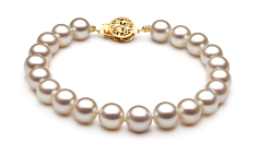 7-8mm De apa dulce Set in Alb