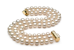 6-7mm De apa dulce Set in Lucille Alb