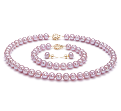 7.5-8mm De apa dulce Set in Lavanda