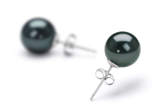 8.5-9mm japoneza Akoya Set de cercei in Negru