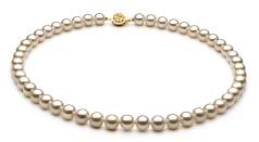 7-8mm De apa dulce Set in Alb