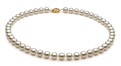 7.5-8mm japoneza Akoya Set in Alb