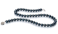 7-7.5mm japoneza Akoya Set in Negru
