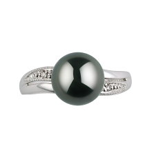 8-9mm tahitian Inel in Caroline Negru