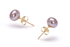 6-6.5mm De apa dulce Set in Lavanda