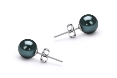 6.5-7mm japoneza Akoya Set in Negru