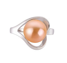 9-10mm De apa dulce Inel in Sadie Roz