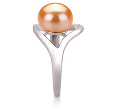 9-10mm De apa dulce Inel in Sadie Roz