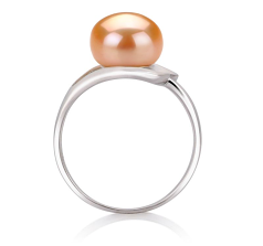 9-10mm De apa dulce Inel in Sadie Roz