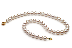 8-9mm japoneza Akoya Set in Alb