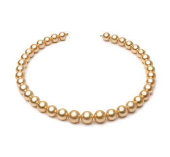 10.4-13.2mm Marea Sudului Colier in 18 inch Aur