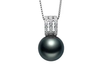 12-13mm tahitian Pandantiv in Colette Negru