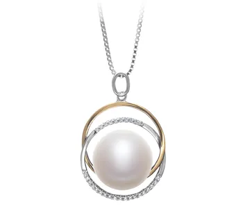 12-13mm De apa dulce Pandantiv in Judith Alb