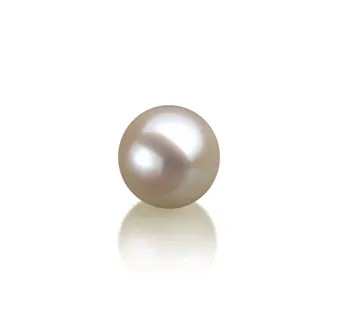 7-8mm De apa dulce Perla libera in Alb