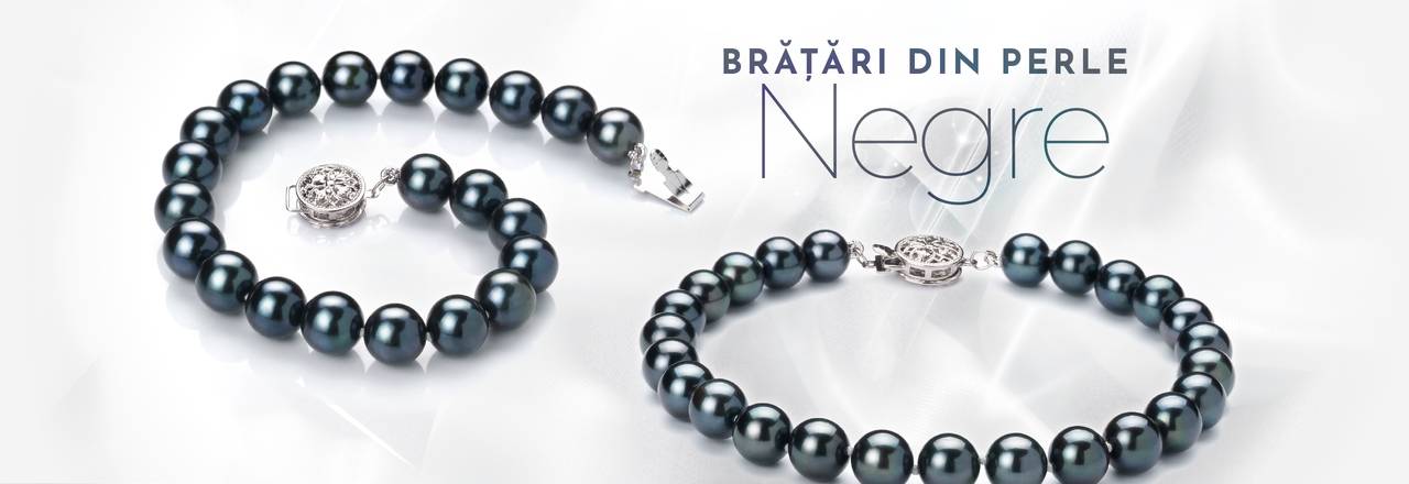 PearlsOnly Bratari cu perle negre