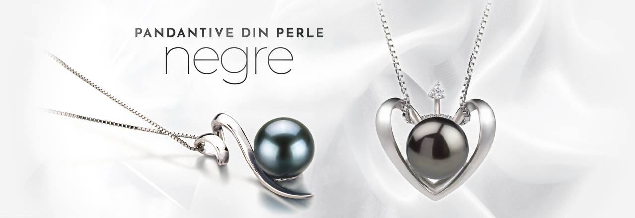 PearlsOnly Pandantive cu perle negre