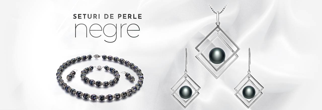 PearlsOnly Seturi de perle negre