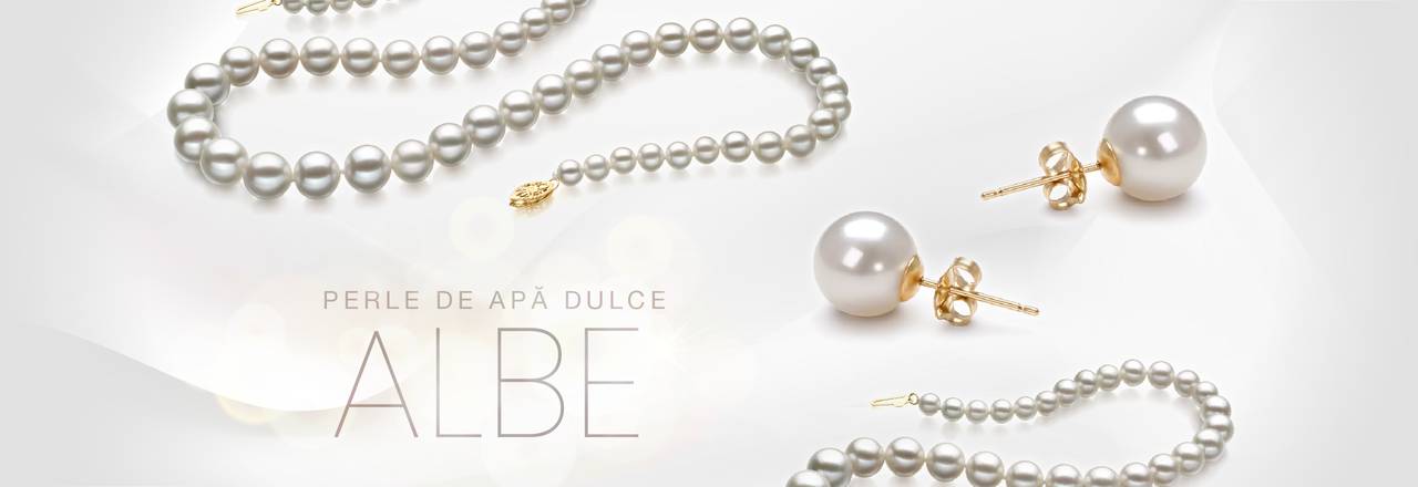 PearlsOnly Perle albe de apă dulce