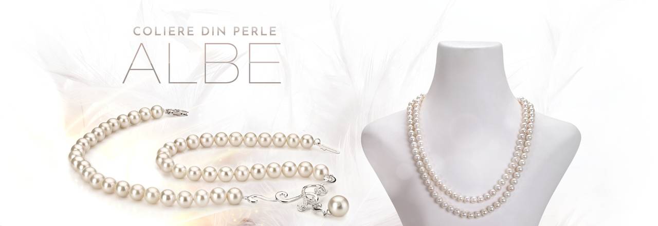 PearlsOnly Colier de perle albe